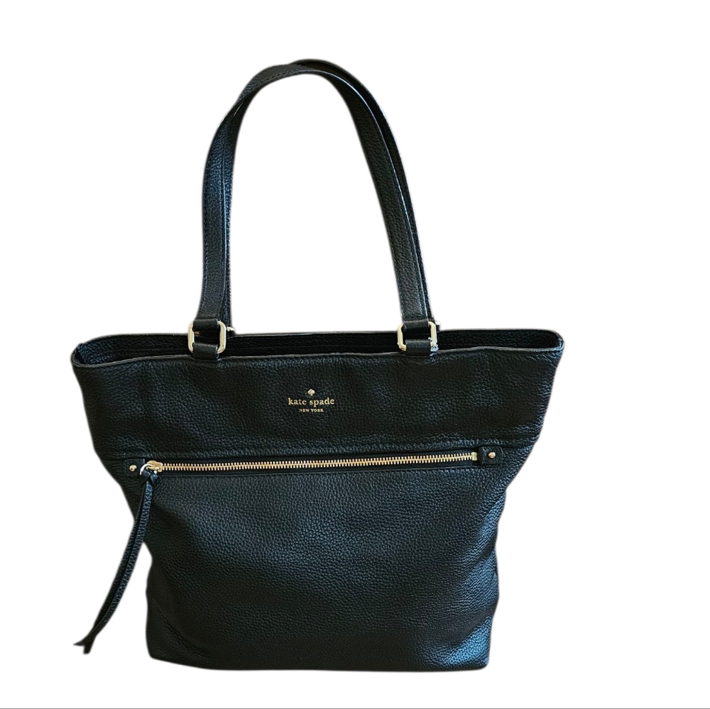 Kate Spade New York Black Leather Tote